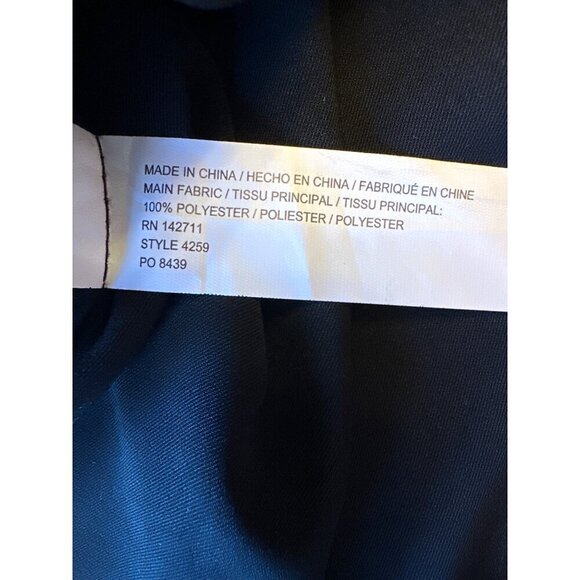 Eloquii Women's Black Ruffled Sleeve Blouse Size 22 - Picture 2 of 6